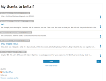 Tablet Screenshot of mythankstobella.blogspot.com