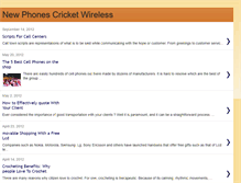 Tablet Screenshot of newphonescricketwireless.blogspot.com