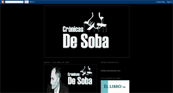 Desktop Screenshot of cronicasdesoba.blogspot.com