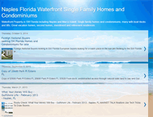 Tablet Screenshot of naplesfloridawaterfront.blogspot.com