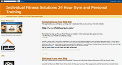 Desktop Screenshot of individualfitnesssolutions.blogspot.com