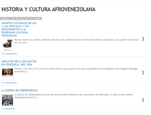 Tablet Screenshot of culturaafrovenezolana.blogspot.com