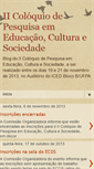 Mobile Screenshot of educacaoculturasociedade.blogspot.com