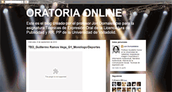 Desktop Screenshot of oratoriaonline.blogspot.com