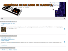 Tablet Screenshot of memoriasdeumlobodemadeira.blogspot.com