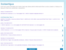 Tablet Screenshot of 3coleantigua.blogspot.com
