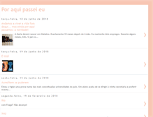 Tablet Screenshot of poraquipasseimesmoeu.blogspot.com
