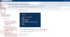 Desktop Screenshot of gre-verbal.blogspot.com