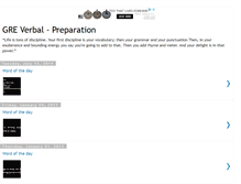 Tablet Screenshot of gre-verbal.blogspot.com