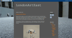 Desktop Screenshot of londonarteast.blogspot.com