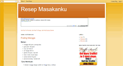 Desktop Screenshot of anekaresepmakananku.blogspot.com