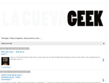 Tablet Screenshot of lacuevageek.blogspot.com