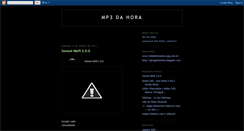 Desktop Screenshot of mp3dahora.blogspot.com