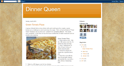 Desktop Screenshot of dinnerqueen.blogspot.com