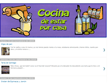 Tablet Screenshot of cocinadeandarporcasita.blogspot.com