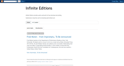 Desktop Screenshot of infiniteeditions.blogspot.com