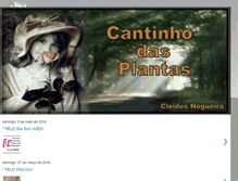 Tablet Screenshot of cantinhodasplantas.blogspot.com