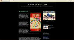 Desktop Screenshot of lavidaenbici.blogspot.com