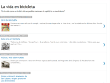 Tablet Screenshot of lavidaenbici.blogspot.com