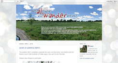 Desktop Screenshot of herewewander.blogspot.com