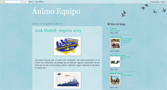 Desktop Screenshot of animoequipo.blogspot.com