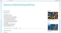 Desktop Screenshot of laoscuridadsedespidehoy.blogspot.com