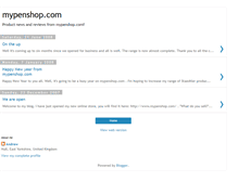 Tablet Screenshot of mypenshop.blogspot.com