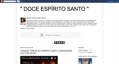 Desktop Screenshot of doceamadoespiritosanto.blogspot.com