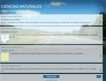 Tablet Screenshot of elisa-cienciasnaturales.blogspot.com