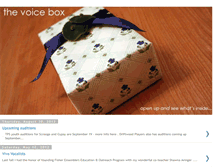 Tablet Screenshot of insidethevoicebox.blogspot.com
