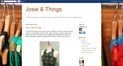 Desktop Screenshot of josieandthings.blogspot.com