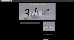 Desktop Screenshot of 3dsmaxart.blogspot.com