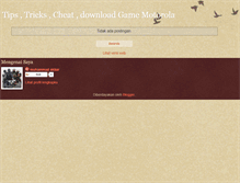 Tablet Screenshot of motorola-games.blogspot.com