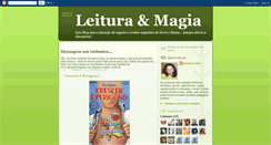 Desktop Screenshot of leituraemagia.blogspot.com