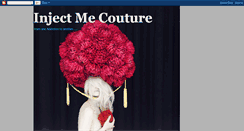 Desktop Screenshot of injectmecouture.blogspot.com