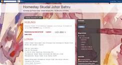 Desktop Screenshot of homestayskudaijohorbahru.blogspot.com