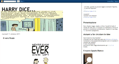 Desktop Screenshot of harrydice.blogspot.com