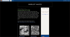 Desktop Screenshot of inkblotmazes.blogspot.com