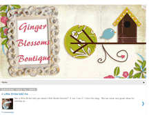 Tablet Screenshot of gingerblossomsboutique.blogspot.com