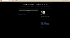 Desktop Screenshot of colinusher.blogspot.com