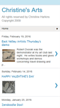 Mobile Screenshot of christinesarts.blogspot.com