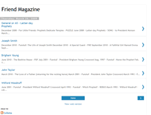 Tablet Screenshot of friendmagazine.blogspot.com