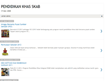 Tablet Screenshot of pendidikankhasskab.blogspot.com