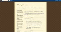 Desktop Screenshot of culinaryquotes.blogspot.com
