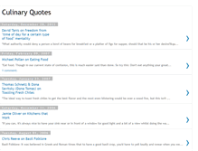 Tablet Screenshot of culinaryquotes.blogspot.com