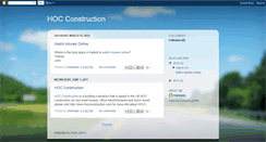 Desktop Screenshot of hocconstruction.blogspot.com