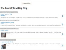 Tablet Screenshot of bushidodevildog.blogspot.com