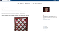 Desktop Screenshot of laurelsworldinwi.blogspot.com