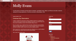 Desktop Screenshot of mollyevans.blogspot.com