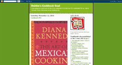 Desktop Screenshot of cookbookgoal.blogspot.com